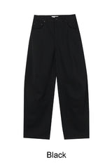 Lean Dart Curved Cotton Pants
