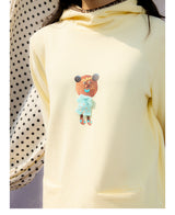春夏新作オリジナルデザインプリント二色フード付きTシャツ
