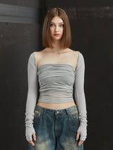 RIBBED BOLERO