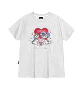 26SS★ Cherry Bestie Crop Short Sleeve Tee