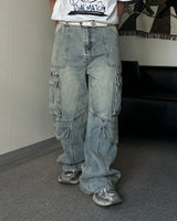 DV Double Cargo Denim Pants