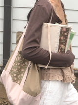 Classic fabric bag_vintage rose