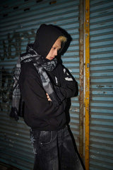ウールマフラー BLACK