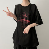 ラスヴィンテージプリントショートスリーブTシャツ