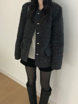Wish Bookle Tweed Jacket (2 colors)