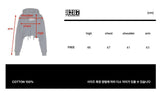 8287 Center Logo Vintage Crop Hoodie (Charcoal)