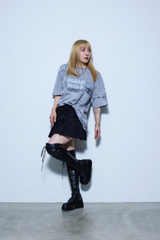 eureka Tie-Dye T-Shirt-Smoke Black