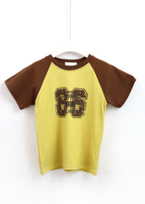トーンダウンラグラン半袖Tシャツ