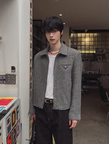 Sio Tweed Crop Wool Jacket