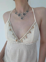 Five flowers necklace