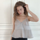 Maga sleeveless blouse (light gray)