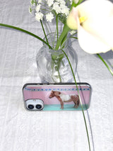 Pony's Bath Time MagSafe Glass Silver Bumper Case