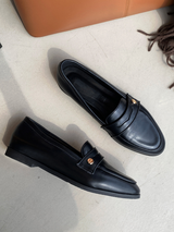 Love In 1006 Gold Ball Formal Loafers 