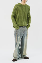 Beam Track Wide Denim (2color)
