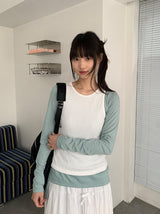Dasone Sleeveless Layered Tee Set