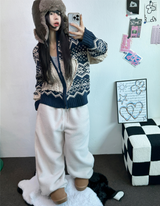 カリーテディフリースパンツ🧸🤎🤍3カラー