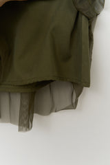 (W) Ink Frill Skirt