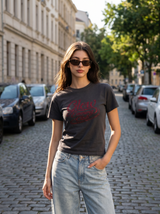 HOTFIX LOGO T-SHIRT [CHARCOAL]