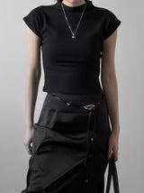 Softneck drop short-sleeve tee