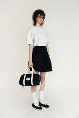 Norma satin skirt_navy