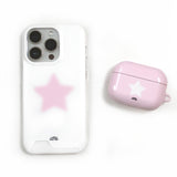 [made] bebe star card pink phone case (hard)