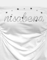 Vegas Rhinestone Halter Slim Top
