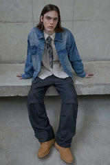 Slacks cargo pants - Gray