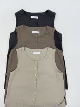Momento Linen Long Vest