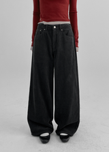 [MADE] Keyled Corduroy Wide Pants