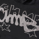Boxy Hoodie Chambredelavain - No Regrets Dark Grey