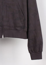CAMO HOOD ZIP-UP