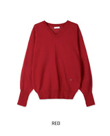 Solar Linen V-neck Knit