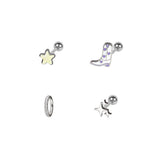 [SET] Funky Boots Star Piercing