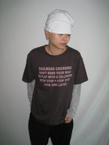 ルック ストライプ レイヤード ロングスリーブ Tシャツ (3 Colors)