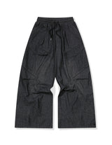 26SS★ Washed Balloon Cargo Denim Pants