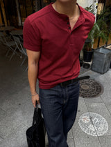 Non-peade regular denim pants