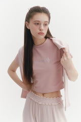 Crystal Hotfix T Pink