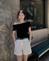 Bibi off-shoulder knitwear
