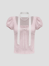 Vela Frill Strap T-shirt