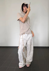 CURVE HOODED HALF TEE