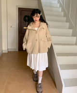 ダッフルハーフレングスハンドメイドコートジャケット