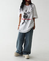 ローズレタリングフォーシーズンボクシー半袖Tシャツ