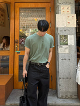 フェード ピグメント クロップ 半袖 Tシャツ