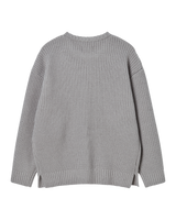 25FW Aシンボルベーシックニット グレー