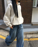 [ORIGINAL] ラッピングレオパードフリースフーディー