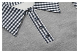 Retro Cropped Knit Polo Top
