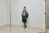 High-neck Leather Jacket_Black