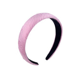 Jacquard Ribbon Volume Hairband _ Pink