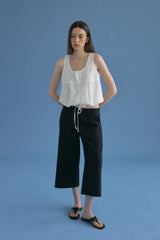 T/T Tailored bermuda pants (navy)