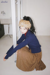 Real Button Embroidered Knit Cardigan